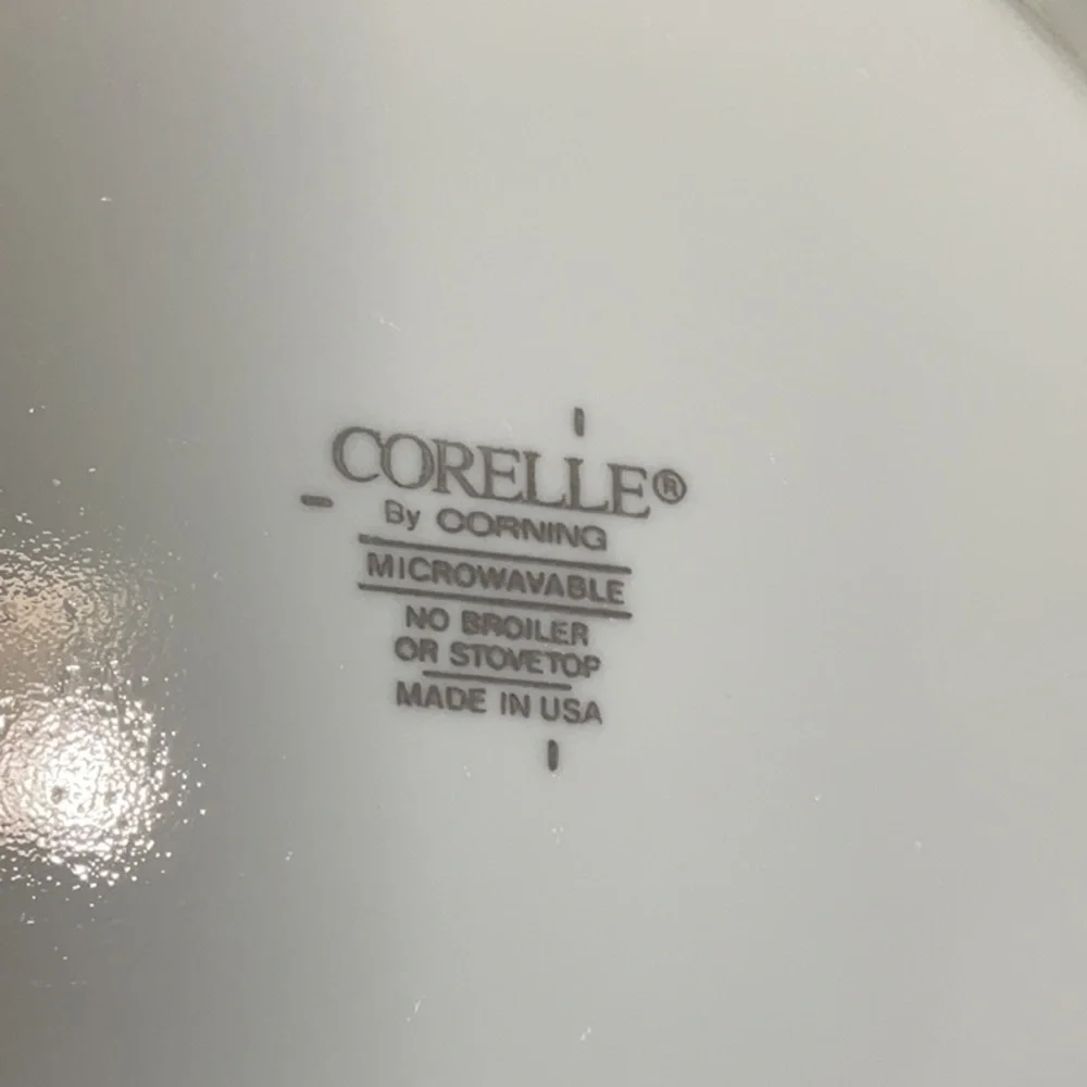 8 Corelle Blue Velvet dessert plates. Never used.